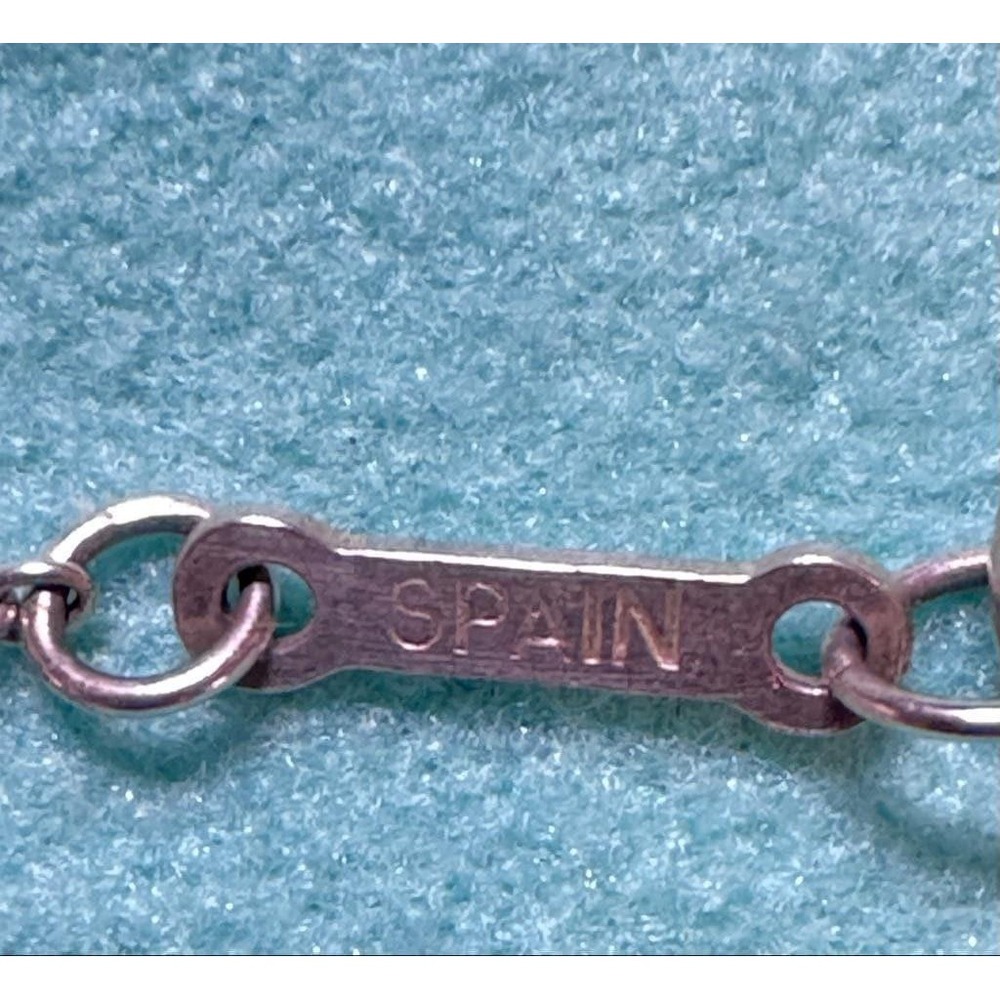 Vintage Tiffany & Co Elsa Peretti Teardrop 5 Charm Bracelet 7in - Picture 8 of 10